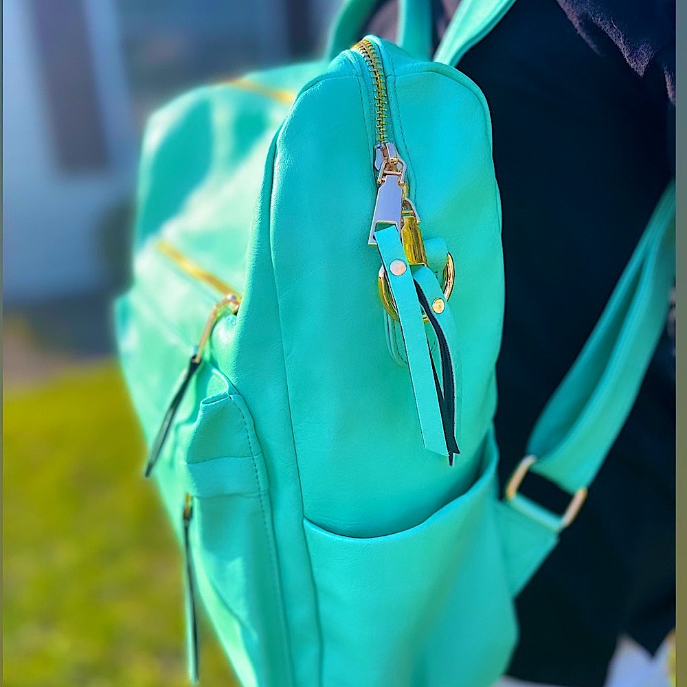🆕🩵CLASSY CLOTH: MINT Backpack - Picture 3 of 7